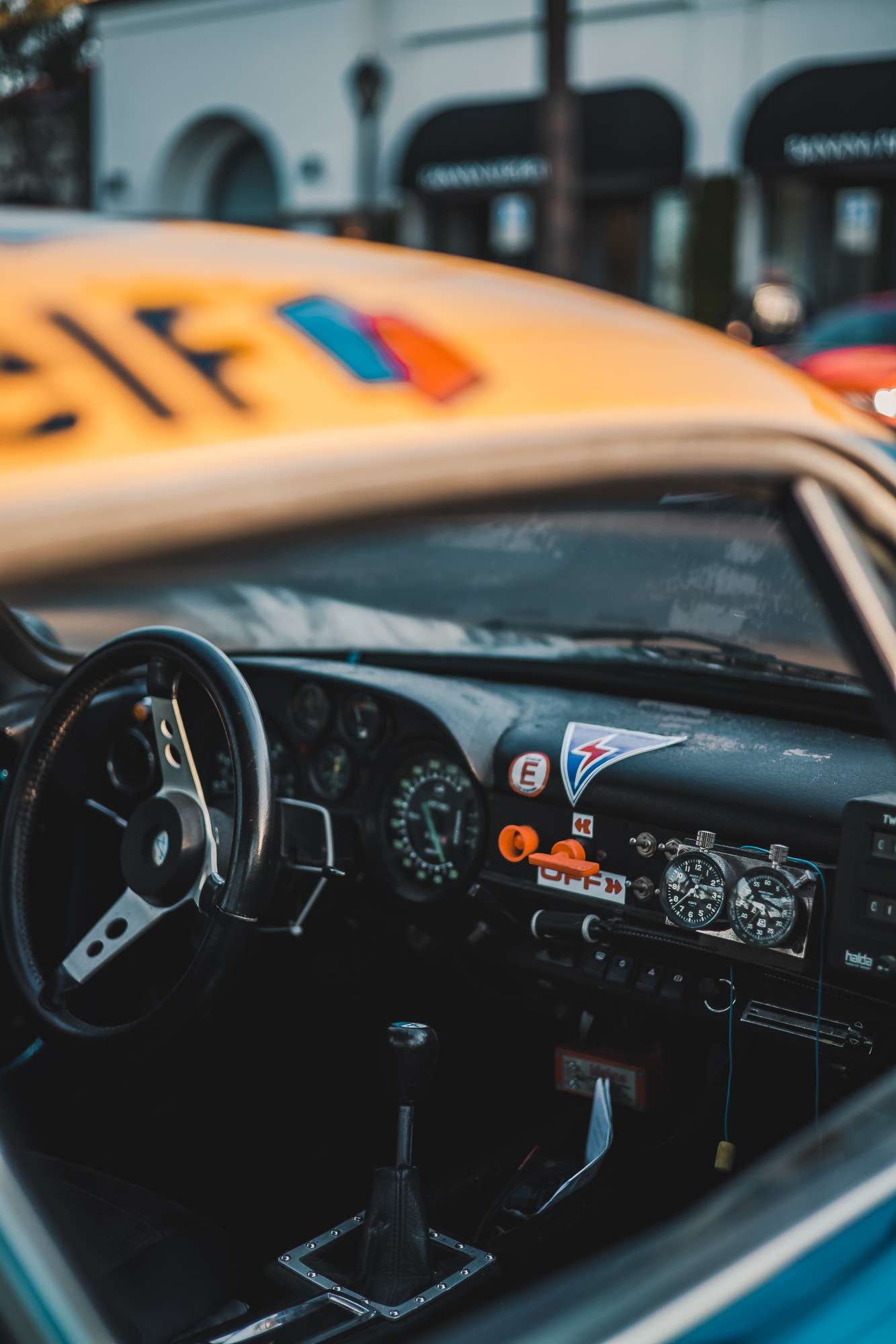 BMW interior detail